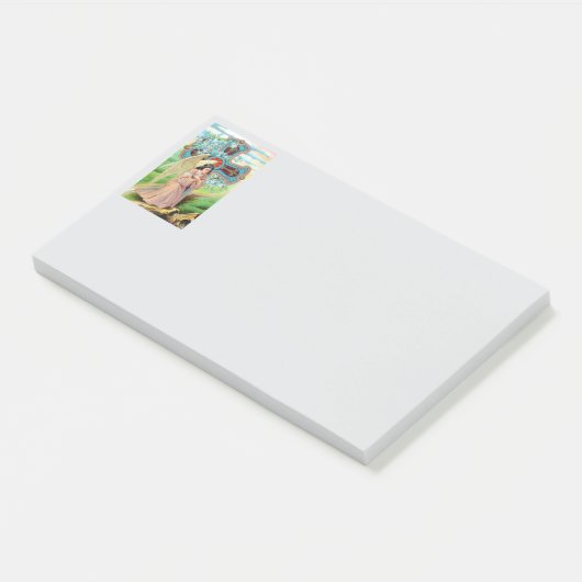 Engel in gebed post-it® notes (Schuin)