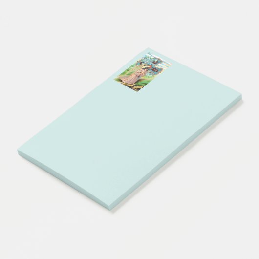 Engel in gebed post-it® notes (Schuin)