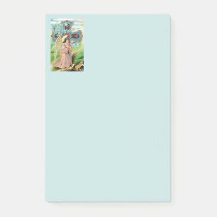 Engel in gebed post-it® notes