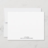 Engel in groene gans met hart en duven notitiekaartje (Achterkant)