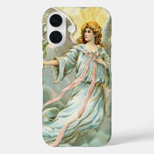 Engel in het Blauw Case-Mate iPhone Case (Achterkant)