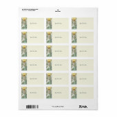 Engel in het Blauw Etiket (Full Sheet)