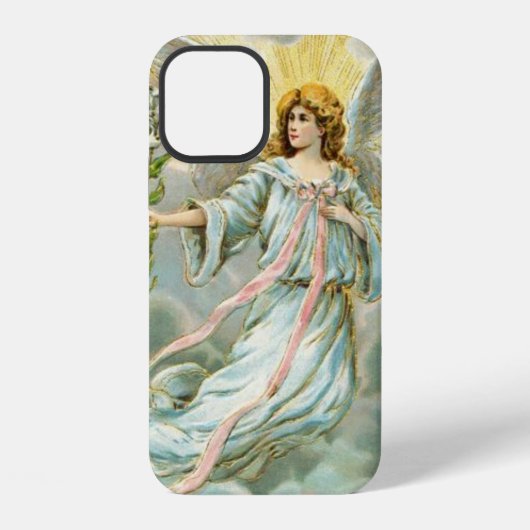 Engel in het Blauw iPhone Hoesje (Achterkant)