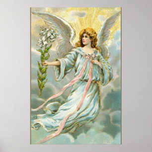 Engel in het blauw poster