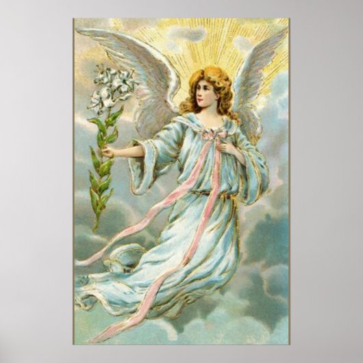Engel in het blauw poster (Voorkant)