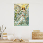 Engel in het blauw poster (Keuken)