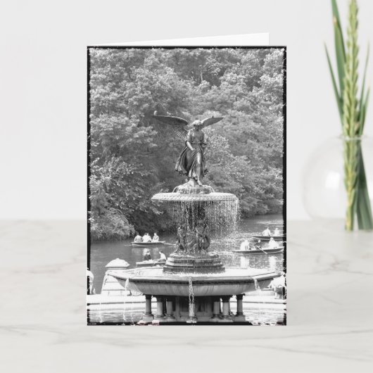 Engel in het Central Park Kaart (Voorkant)