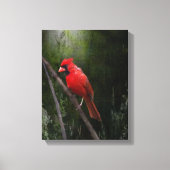 Engel in het rood canvas afdruk (Voorkant)