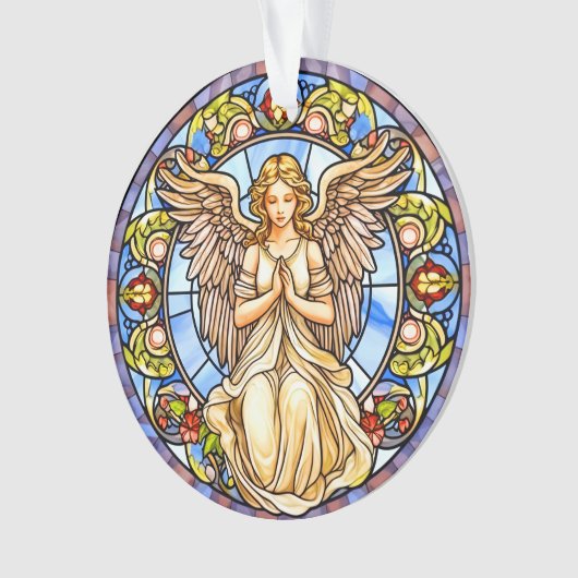 Engel / In Memoriam Acryl Ornament (voorkant)