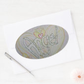 Engel Inspirerend Woord Art Decal Stickers (Envelop)