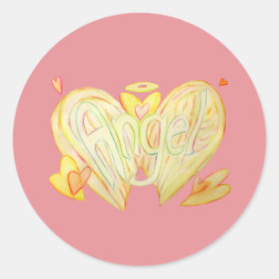 Engel Inspirerend Woord Art Decal Stickers