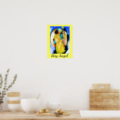 Engel jongen poster (Keuken)