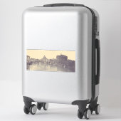 Engel kasteel en Vaticaanse koepel Sticker (Koffer)