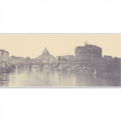 Engel kasteel en Vaticaanse koepel Sticker (Voorkant)