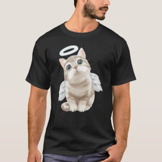 engel kat voor cute kleine katjes kitty katje Adop T-shirt