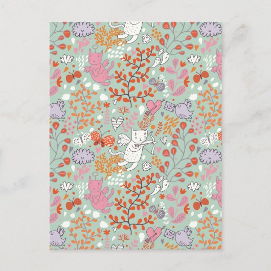 Engel-katten Briefkaart (Voorkant)