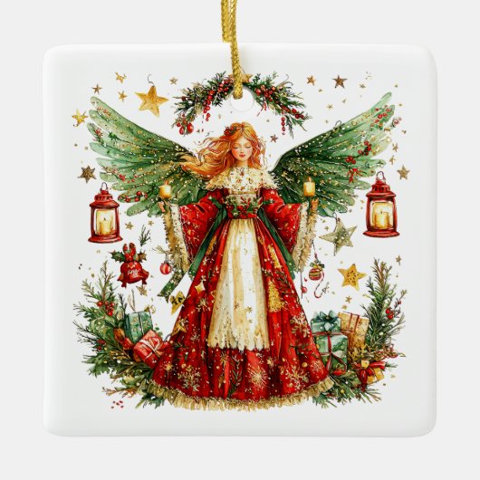 Engel Keramisch Ornament (Voorkant)
