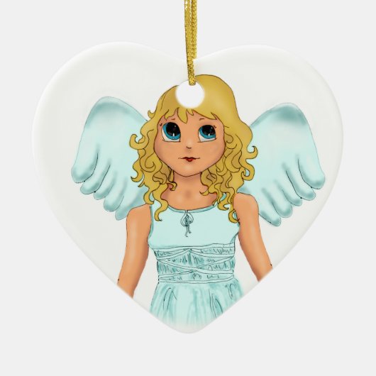 Engel Keramisch Ornament (Voorkant)