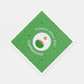 Engel Kerstmis Vlag Wales Persoonlijk Servet (Hoek)