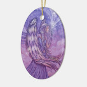 Engel Kerstversiering door Molly Harrison Keramisch Ornament (Links)