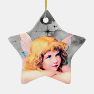 ENGEL KERSTVERSIERING KERAMISCH ORNAMENT