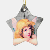  ENGEL KERSTVERSIERING KERAMISCH ORNAMENT (Links)