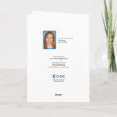 Engel - Kinderkunst voor CHOC  Notitiekaartje (Achterkant)