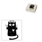 engel kunststempel rubberstempel (Gestempeld)