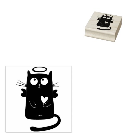 engel kunststempel rubberstempel (Gestempeld)