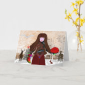 Engel Lee Marie's Creatieve Ontwerpkaart Kaart (Gele Bloem)