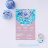 Engel Licht Mandala Roze Intro | Diensten Flyer (Enkel)