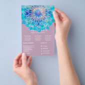 Engel Licht Mandala Roze Intro | Diensten Flyer (Hand)