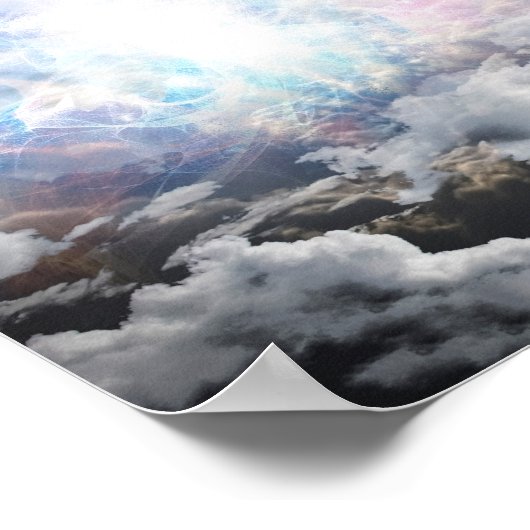 Engel licht poster (Hoek)