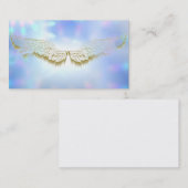 Engel lichtsterren visitekaartjes (Voorkant / Achterkant)