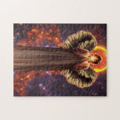 Engel liefde en lichte oorspronkelijke kunst legpuzzel (Horizontaal)