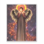 Engel liefde en lichte originele fantastische kuns sticker (Voorkant)