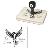 Engel Lijntekening Rubberstempel (Gestempeld)