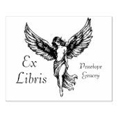 Engel Lijntekening Rubberstempel (Afrduk)