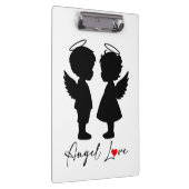 Engel Love – Mooie Engel Koppel Design Klembord (Rechts)