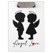 Engel Love – Mooie Engel Koppel Design Klembord (Voorkant)
