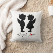 Engel Love – Mooie engel koppel ontwerp Kussen (Deken)