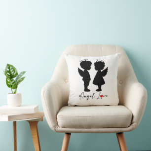 Engel Love – Mooie engel koppel ontwerp Kussen