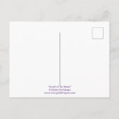 Engel maan sterren fee kunst hemelse illustratie briefkaart (Achterkant)