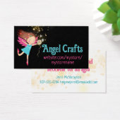 Engel magische garens, gehaakte breien visitekaartje (Bureau)