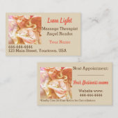 Engel Massage Psychische Wellness Hart Holistisch Visitekaartje (Voorkant / Achterkant)