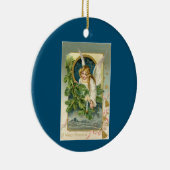  engel met bericht keramisch ornament (Rechts)