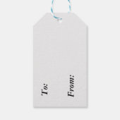 Engel met bloemen cadeaulabel (Achterkant)