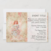 Engel met bloemen kaart (Voorkant)