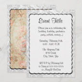 Engel met bloemen kaart (Voorkant / Achterkant)