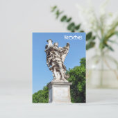 Engel met de kolom - Sant'Angelo-brug, Rome Briefkaart (Staand voorkant)